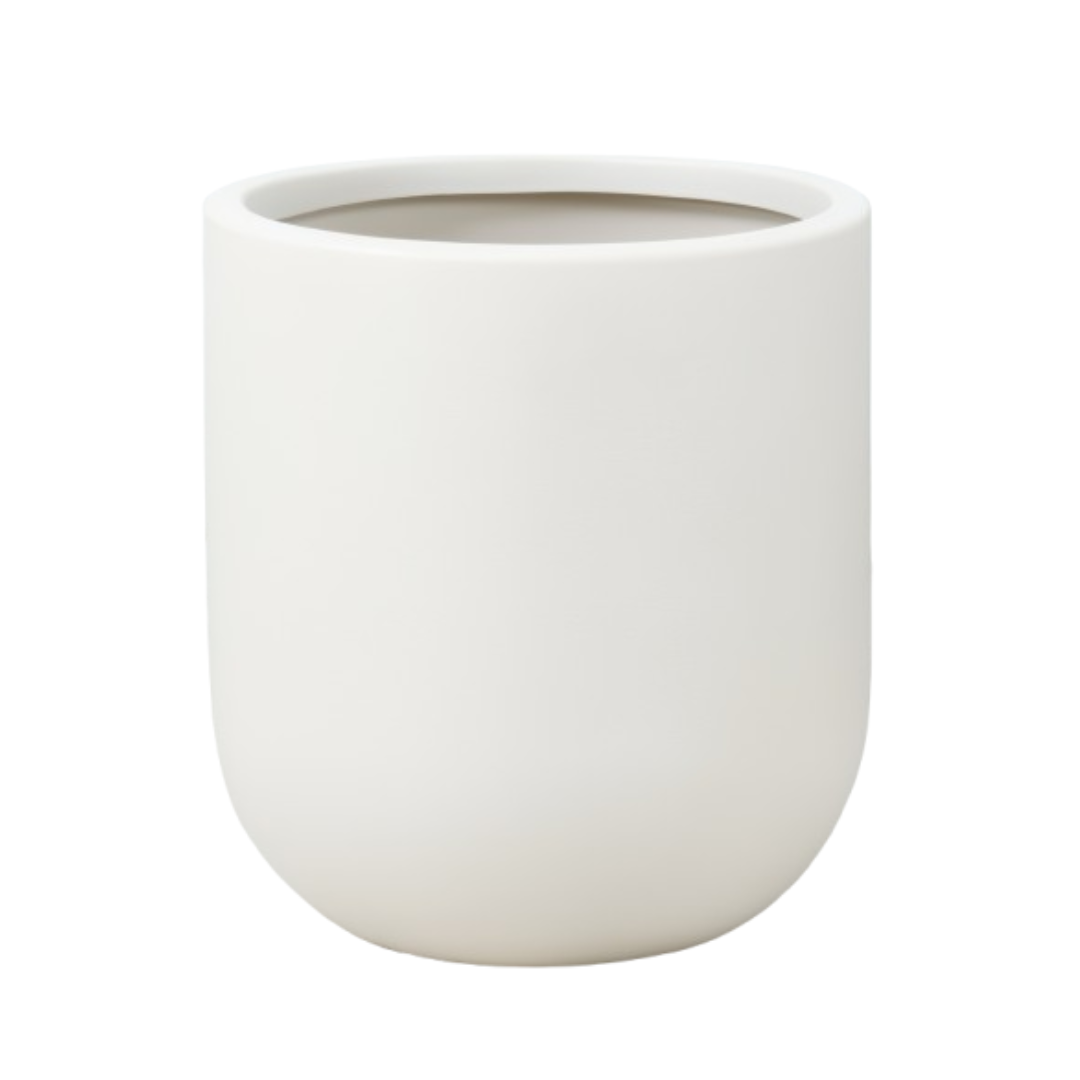 28 cm Dekorpotte Perlehvit