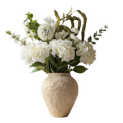 Kunstig Elysia Hvit Dobbel Bukett