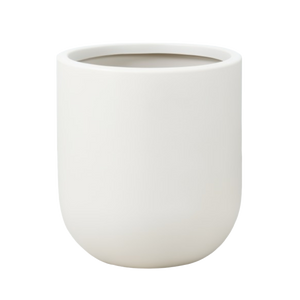 25 cm Dekorpotte Perlehvit