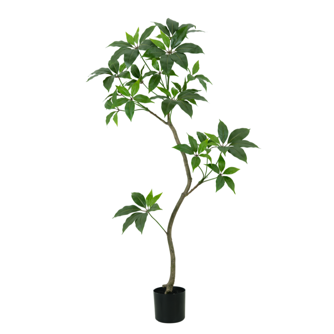 Kunstig Paraply-leaf Tre 150cm